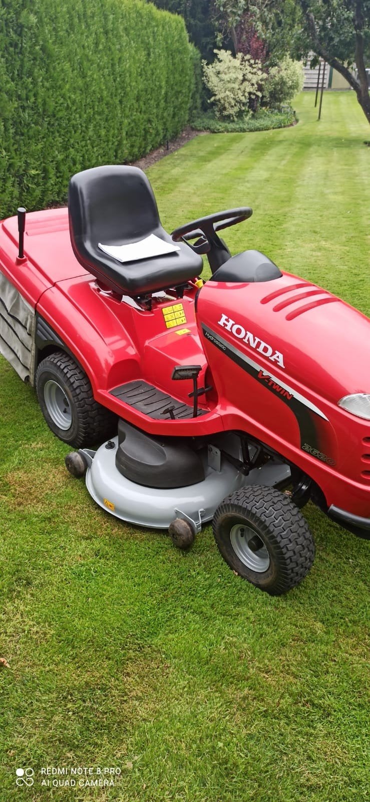 Zitmaaier honda hf2620 hm met 20 pk sterke gxv motor, Ophalen, Honda, Zo goed als nieuw, 120 cm of meer