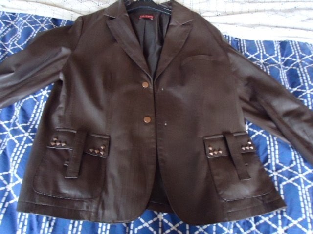 lederen vest taifun, Bruin, Maat 46/48 (XL) of groter, Ophalen of Verzenden, Zo goed als nieuw