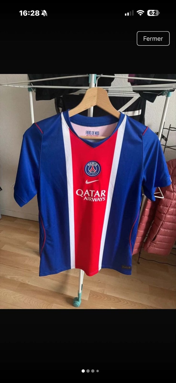 T shirt vareuse psg saison 2026 2027, Taille M, Enlèvement, Comme neuf, Maillot