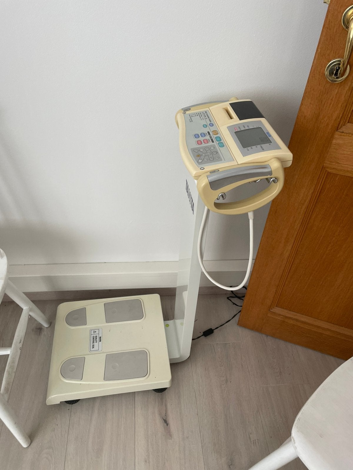 Professionele Tanita bodyanalyse Weegschaal met printer, Electroménager, Balances, Comme neuf, Enlèvement