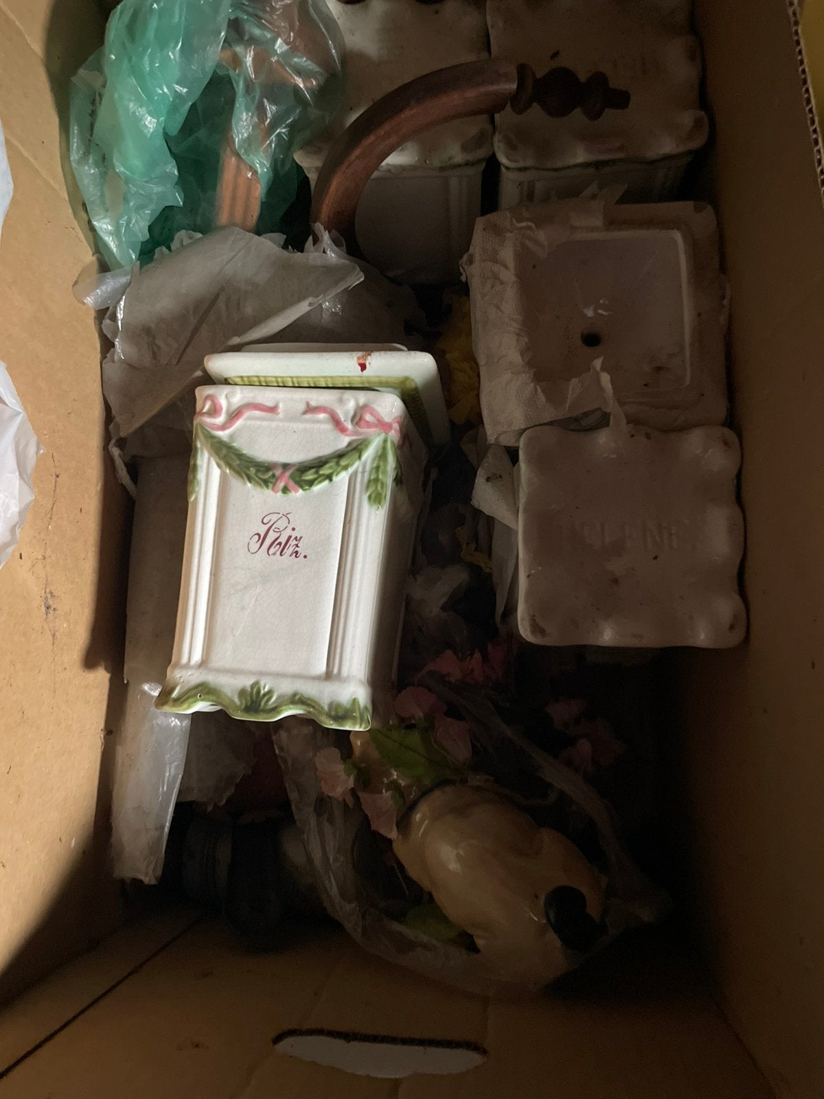 Bocaux de conservation émaillés vintage série HELENE, Antiquités & Art, Enlèvement ou Envoi
