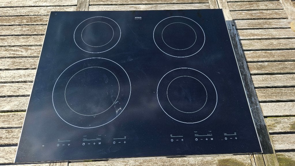 kookplaat, Ophalen, Gebruikt, 4 kookzones, Inbouw
