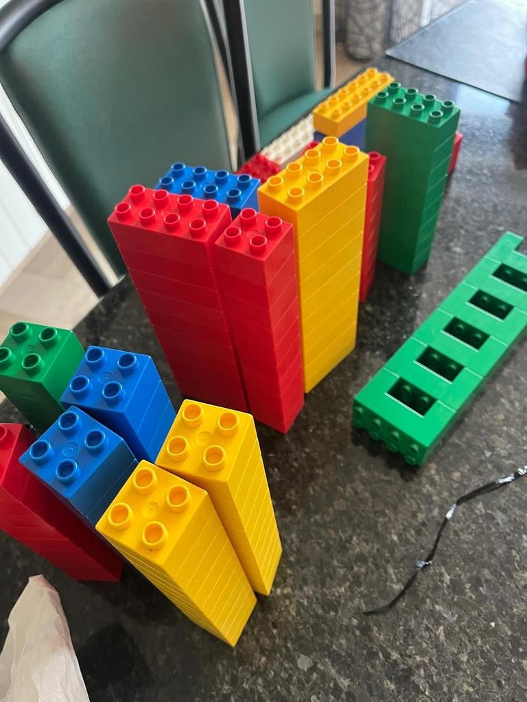 Set losse duploblokken, Ophalen