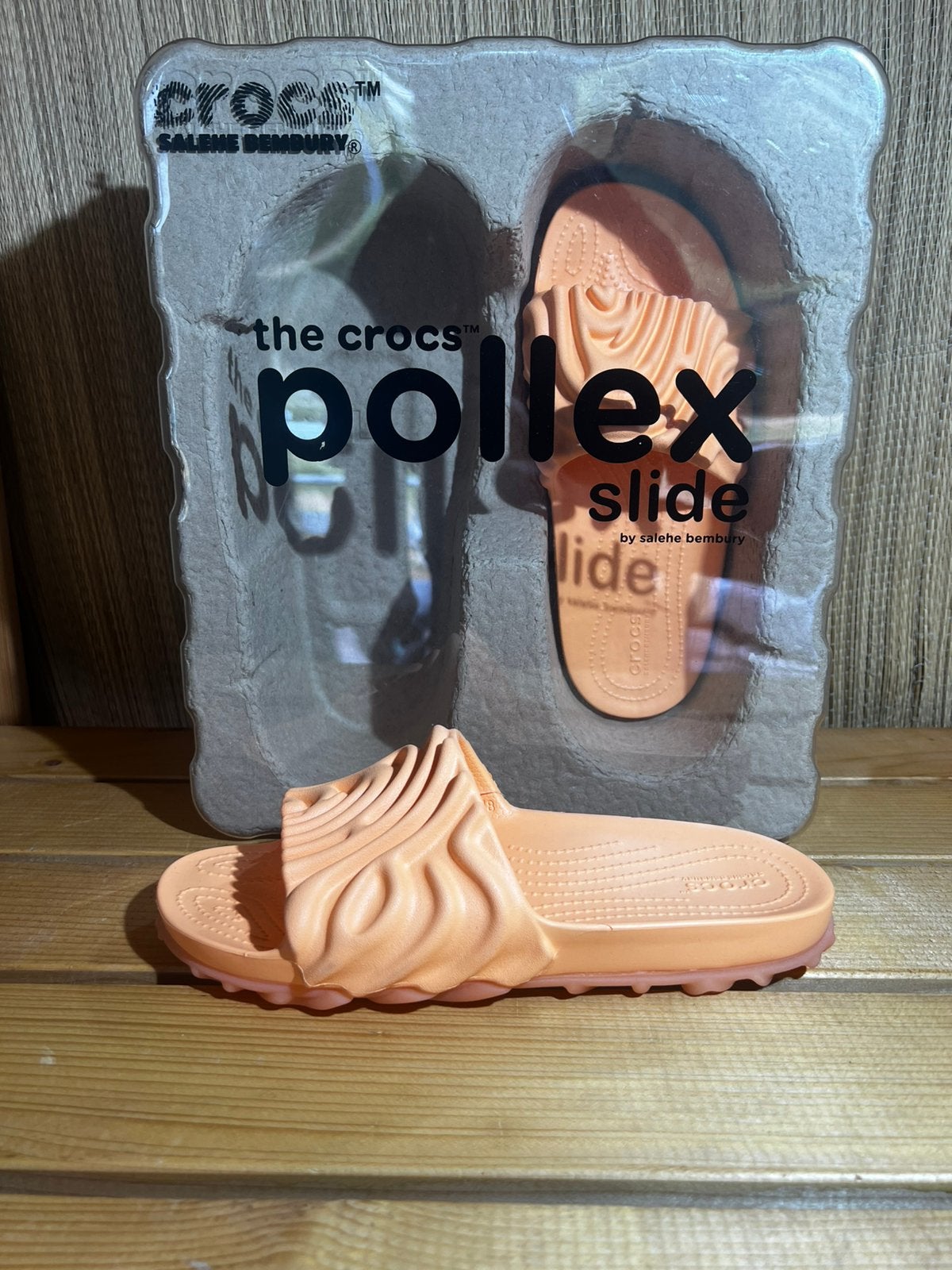 Crocs Pollex Slide Citris Milk, Kleding | Dames, Schoenen, Ophalen of Verzenden, Nieuw, Slippers