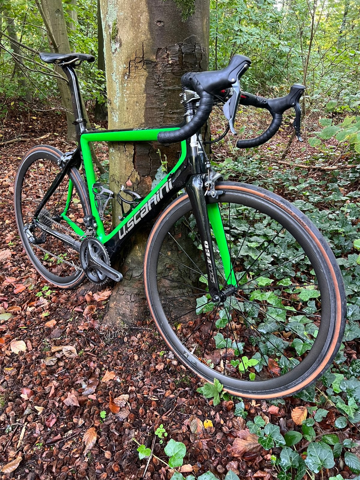 Prachtige U.Scanini Carbon, DI2 Ultegra, Carbon Wielen!, Fietsen en Brommers, Ophalen of Verzenden, Carbon