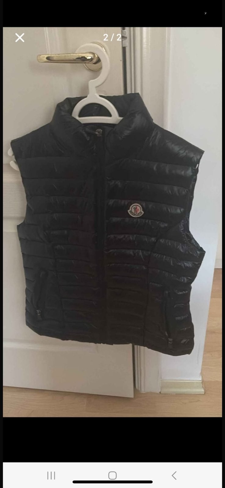 Bodywarmer moncler, Kleding | Heren, Bodywarmers, Ophalen, Zo goed als nieuw, Maat 46 (S) of kleiner, Zwart