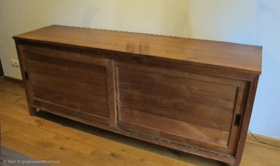 Dressoir teak, Huis en Inrichting, Ophalen, Teak rustiek modern, Met deur(en), Teakhout
