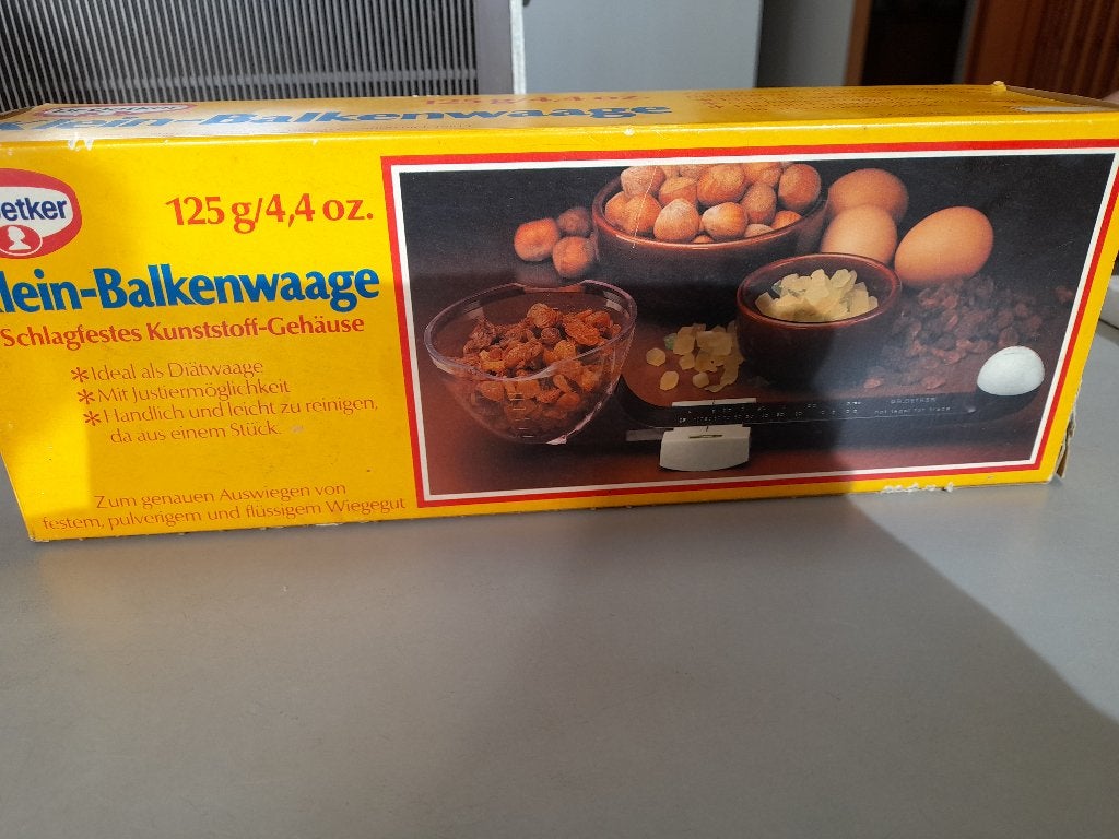 Kleine weegschaal 125 gr.dr OETKER, Doe-het-zelf en Bouw, Ophalen, Gebruikt, Minder dan 50 kg
