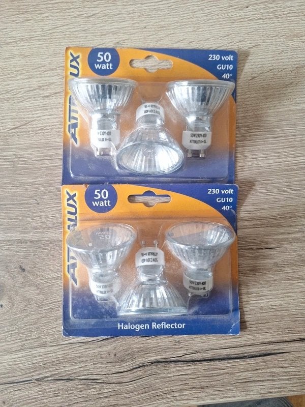 Spot réflecteur halogène lampe 50 watt 230 volt GU10 40, Neuf, Enlèvement ou Envoi, Autres types, Autres marques