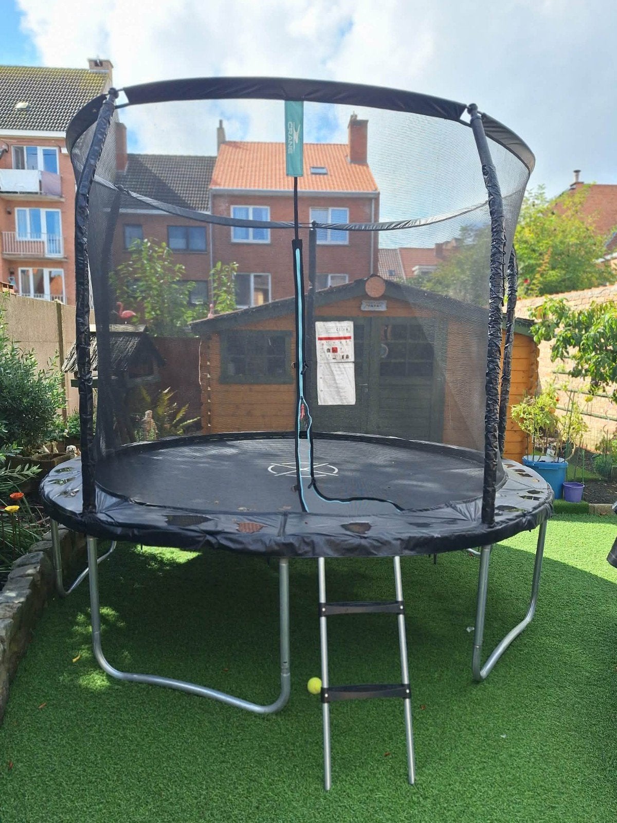 trampoline, Ophalen, Zo goed als nieuw