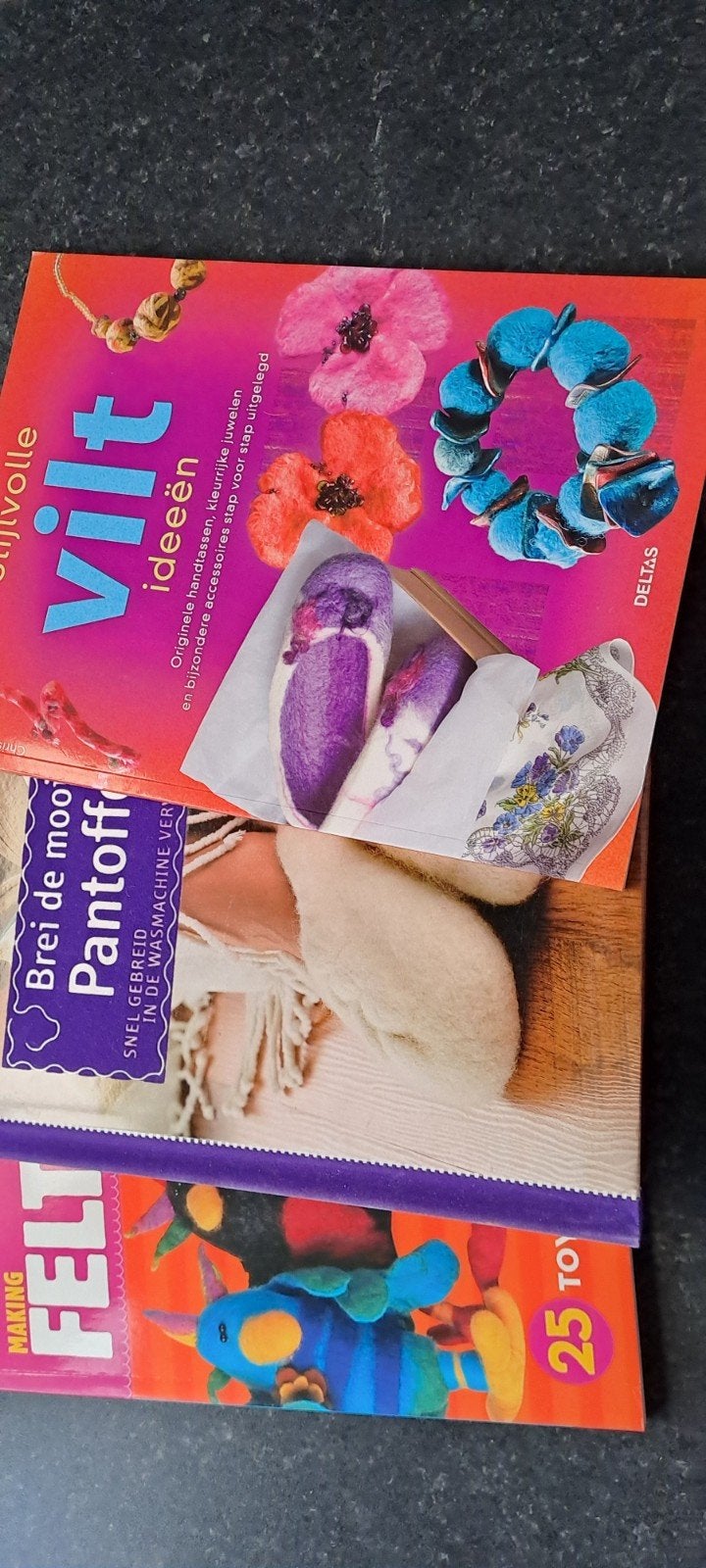 3 prachtige boeken om te vilten, Hobby en Vrije tijd, Vilt, Ophalen of Verzenden