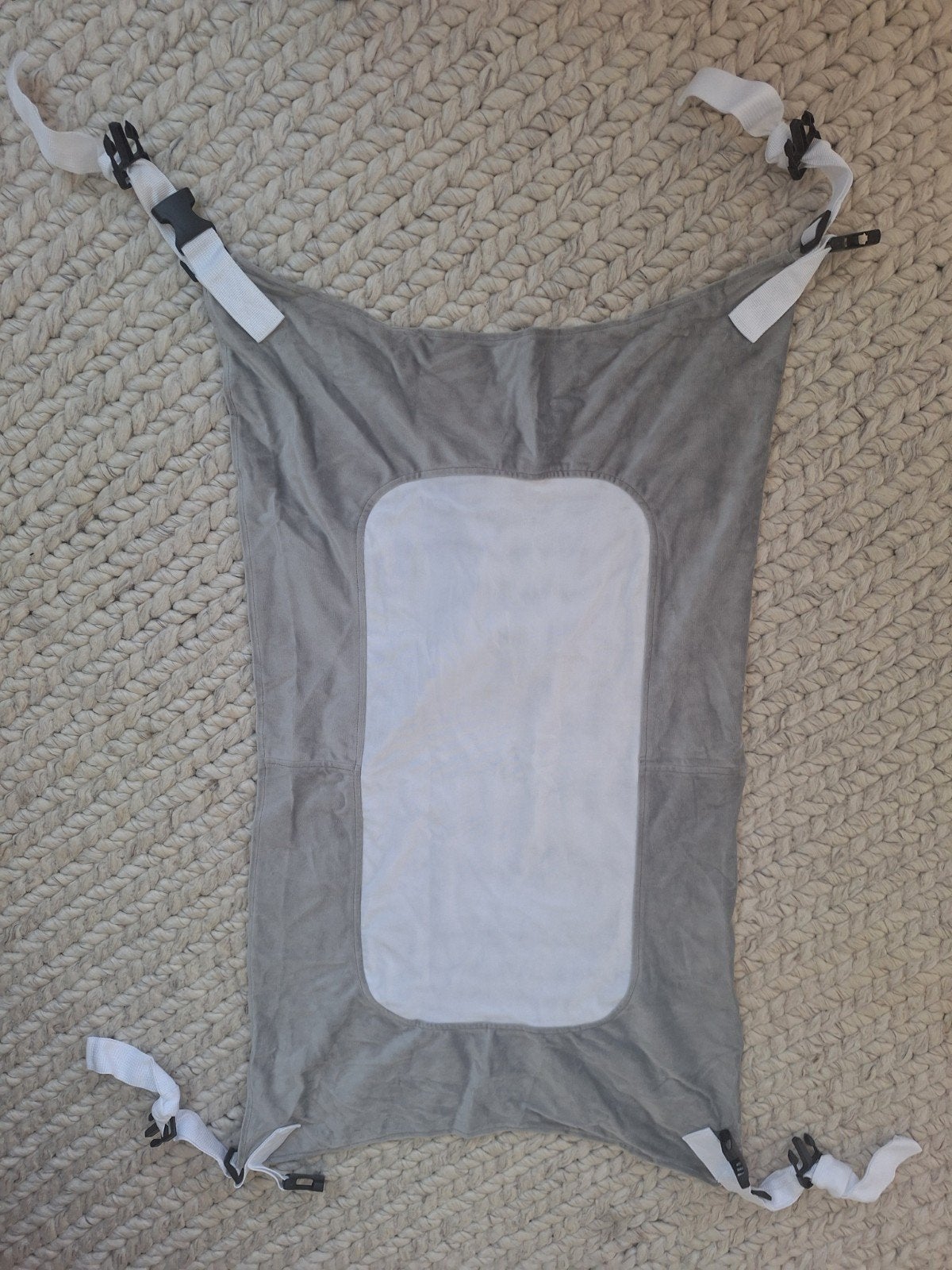 hangmat voor babybed, Ophalen