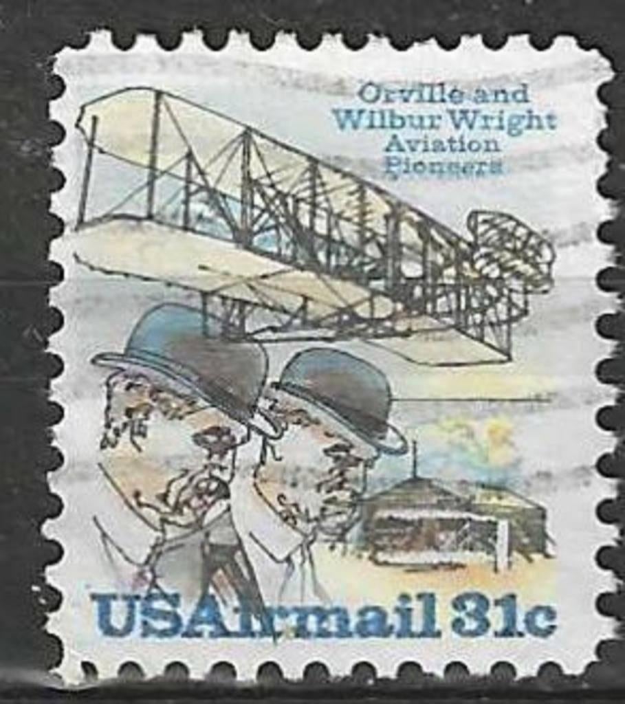 États-Unis 1978 - Yvert 86PA - Orville et Wilbur Wright (ST), Envoi, Affranchi