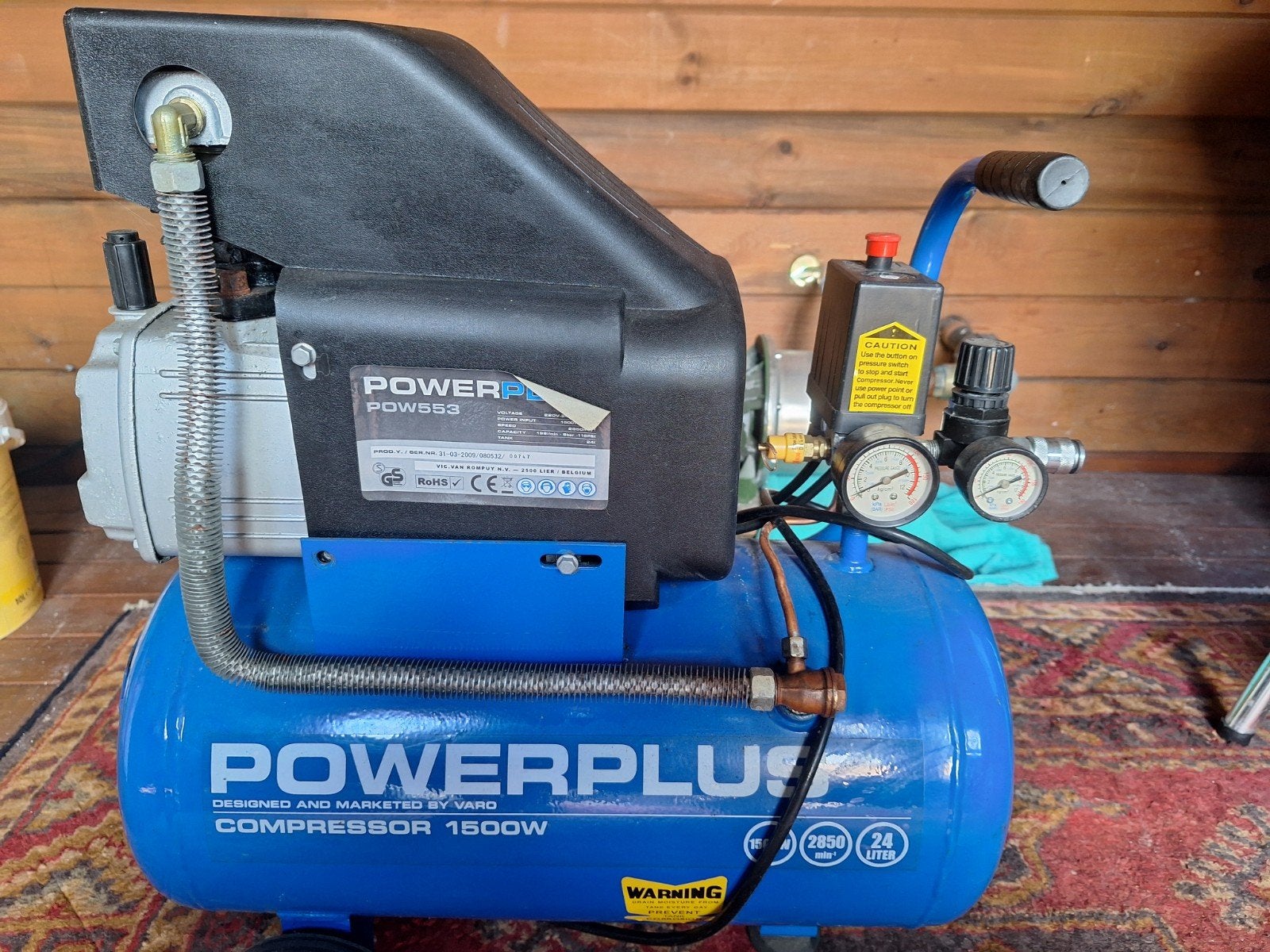 compressor., Enlèvement