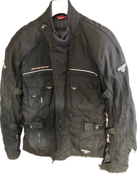 Veste de moto BÜSE taille XL Noire Homme, BÜSE, Seconde main, Enlèvement ou Envoi, Autres types