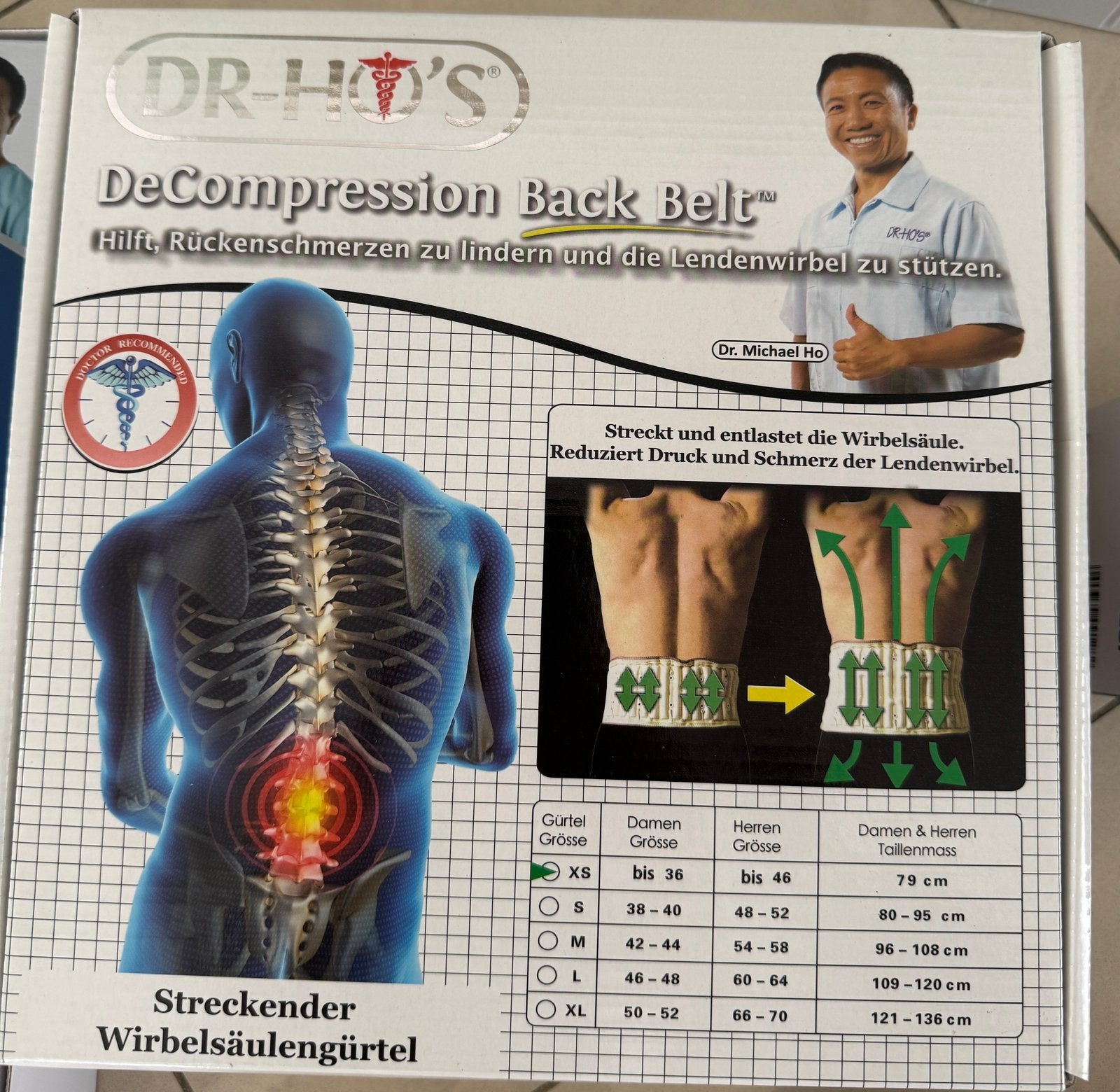 DR-HO’S Decompression Back Belt ( NEW), Ophalen, Nieuw