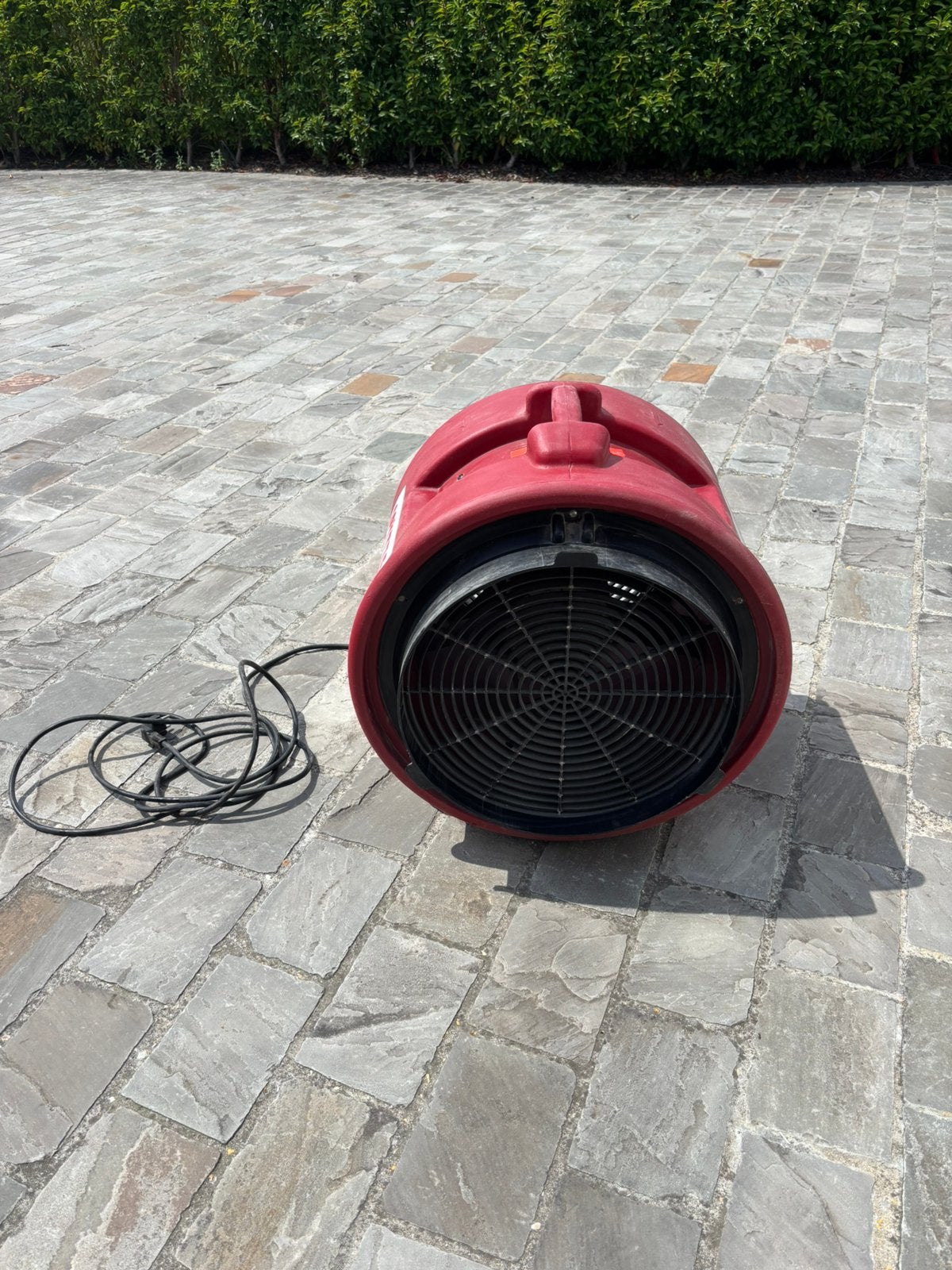 Spytze ventilator + luchtslang + zeef voor luchtgommen, Bricolage & Construction, Ventilation & Extraction, Enlèvement, Comme neuf