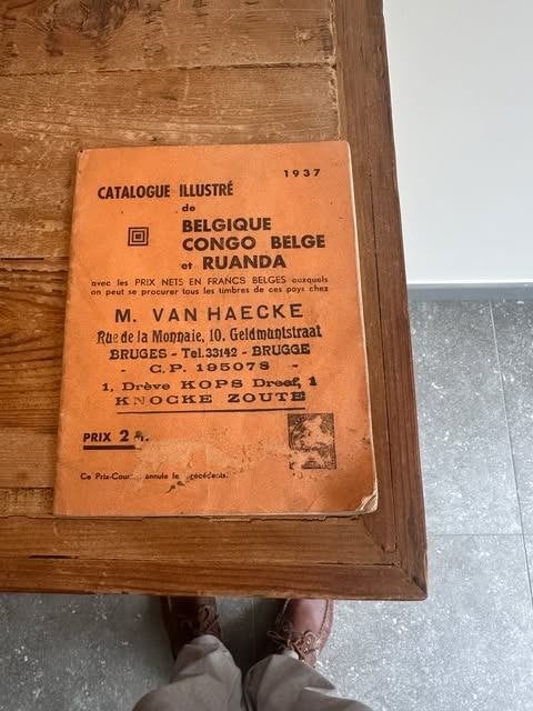 catalogue illustré 1937 œuvres de M. Van Haecke Brugge, Enlèvement ou Envoi, Catalogue