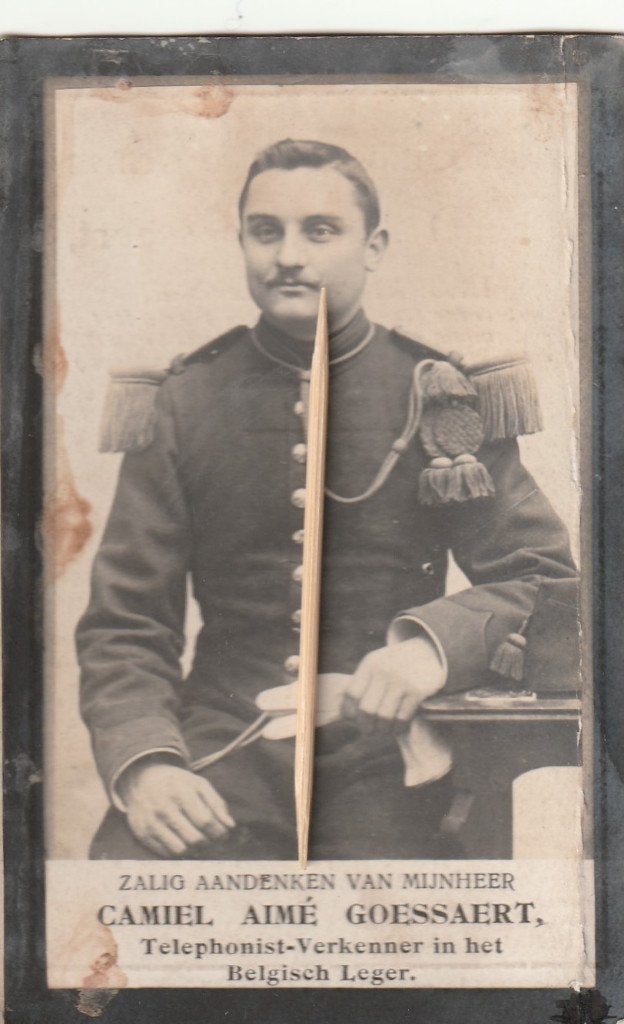 Victime de guerre 1914-1918, Envoi