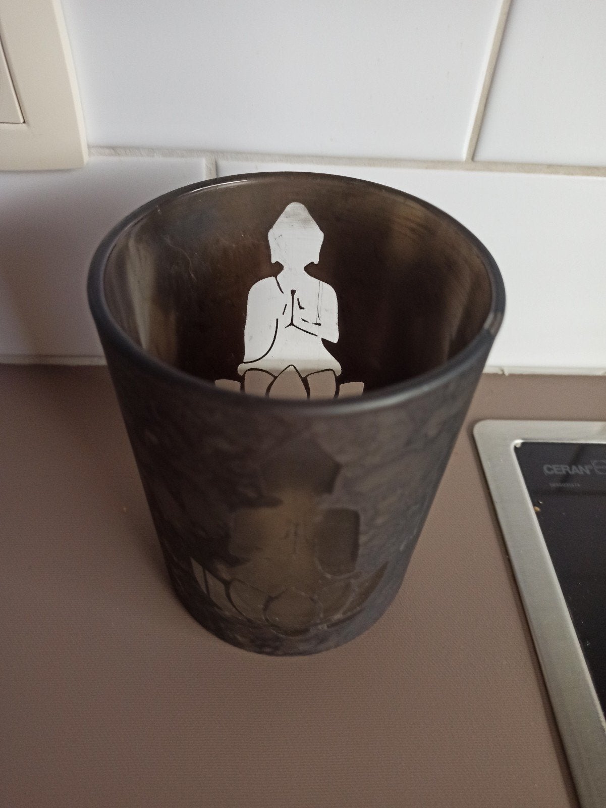 grote theelichthouder buddha, Ophalen