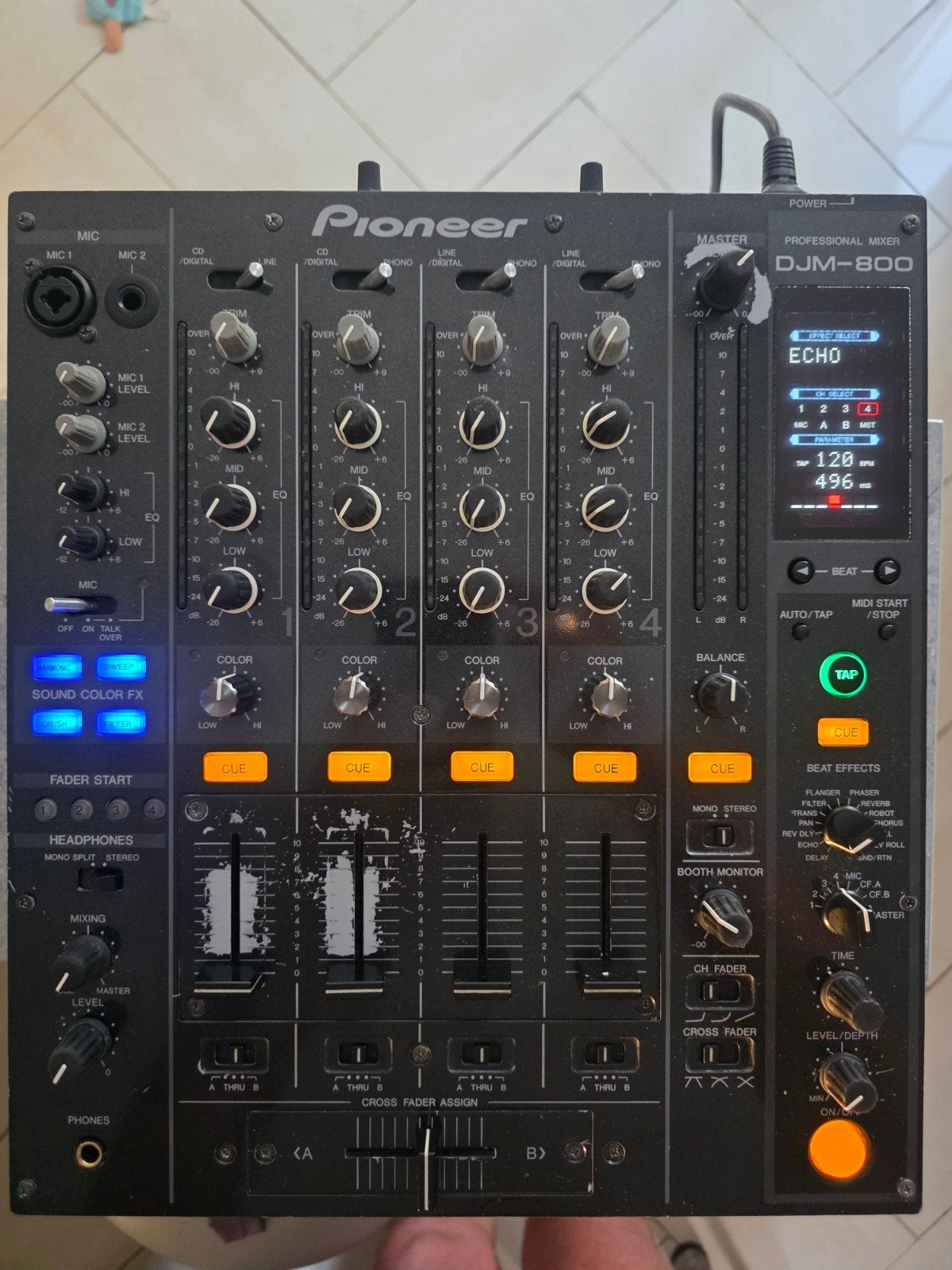 pioneer djm 800, Enlèvement, Pioneer