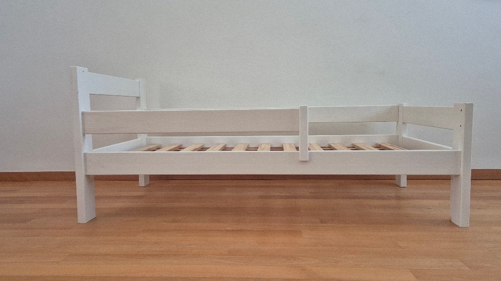Lit enfant 160x80, Eenpersoons, Wit, Zo goed als nieuw, 80 cm