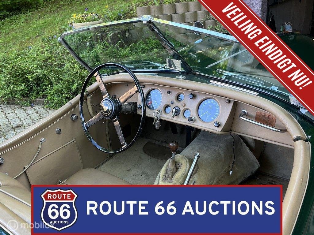 Jaguar XK140 | 1956 | Route 66 Auctions, Zwart, Bedrijf, Handgeschakeld, Overige carrosserie