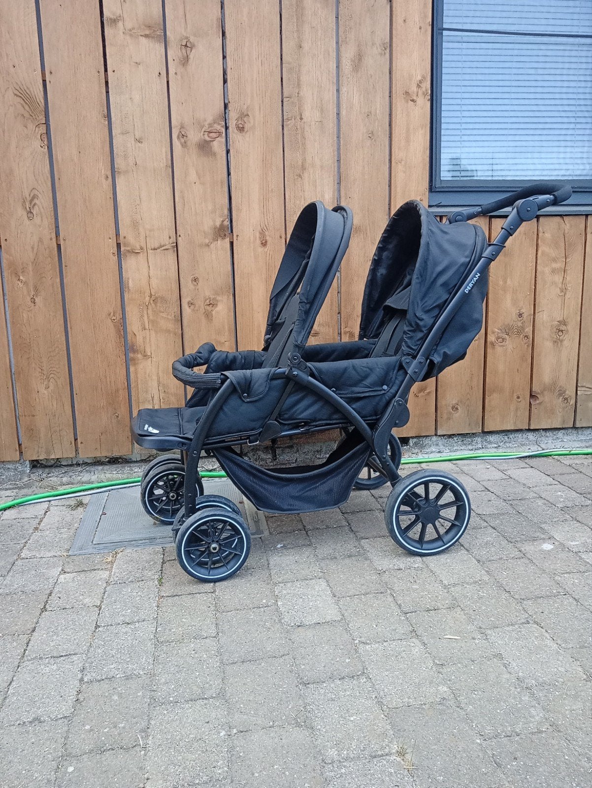 buggy kinderwagen voor 2 kinderen, Kinderen en Baby's, Buggy's, Ophalen, Zo goed als nieuw, Duomodel