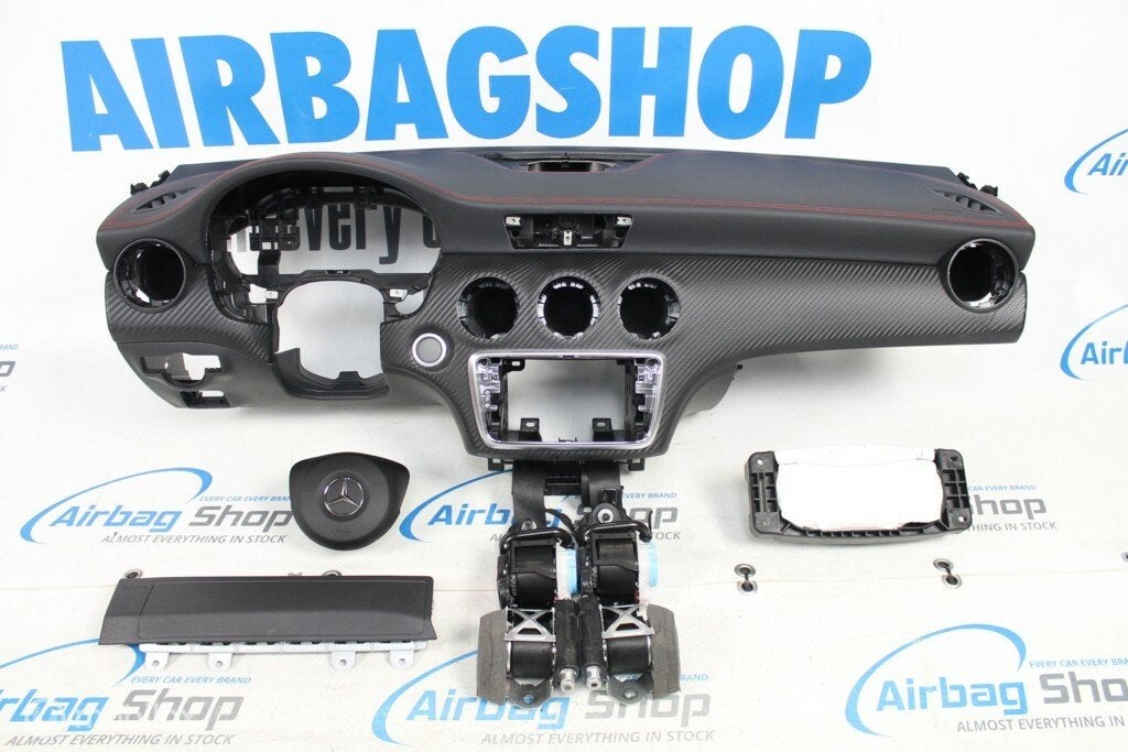 Airbag kit Tableau de bord cuir AMG A klasse W176, Gebruikt, Ophalen of Verzenden