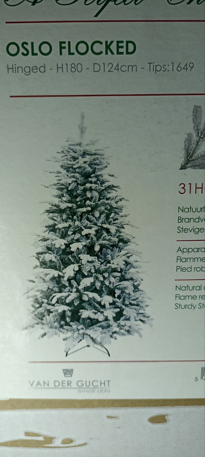 Besneeuwde kerstboom, Ophalen