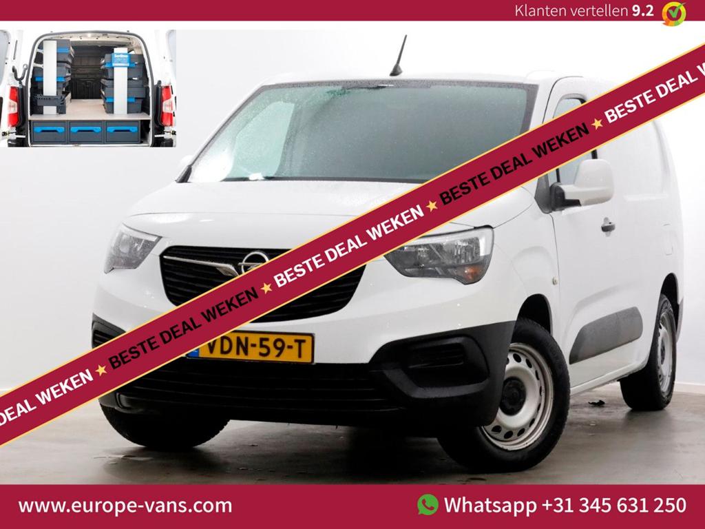 Opel Combo 1.5D 102pk L2H1 Edition Airco/Cruise Control/Inri, Auto's, Parkeersensor, Wit, Onderhoudsboekje, Te koop