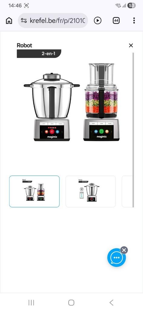 Robot cuisine Magimix Cook Expert XL NEUF, Electroménager, Enlèvement