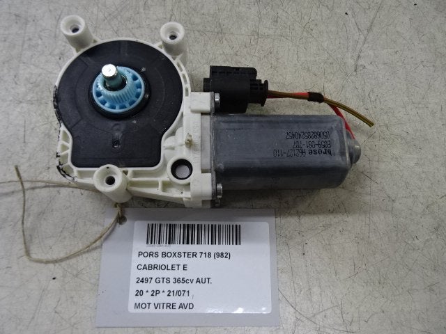 MOTEUR LEVE VITRE ELECTRIQUE AVANT DROIT 718 Boxster (982), Utilisé, Avant, Porsche