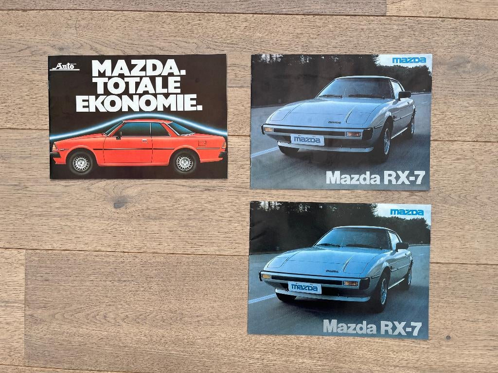 BROCHURES MAZDA RX-7, Livres, Autos | Brochures & Magazines, Enlèvement ou Envoi, Utilisé, Mazda