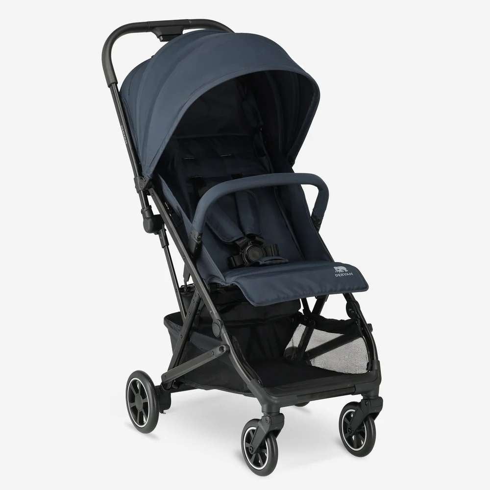 DERYAN Easy Buggy – Compact & Lichtgewicht Blauw, Kinderen en Baby's, Ophalen of Verzenden, Zo goed als nieuw, Overige merken