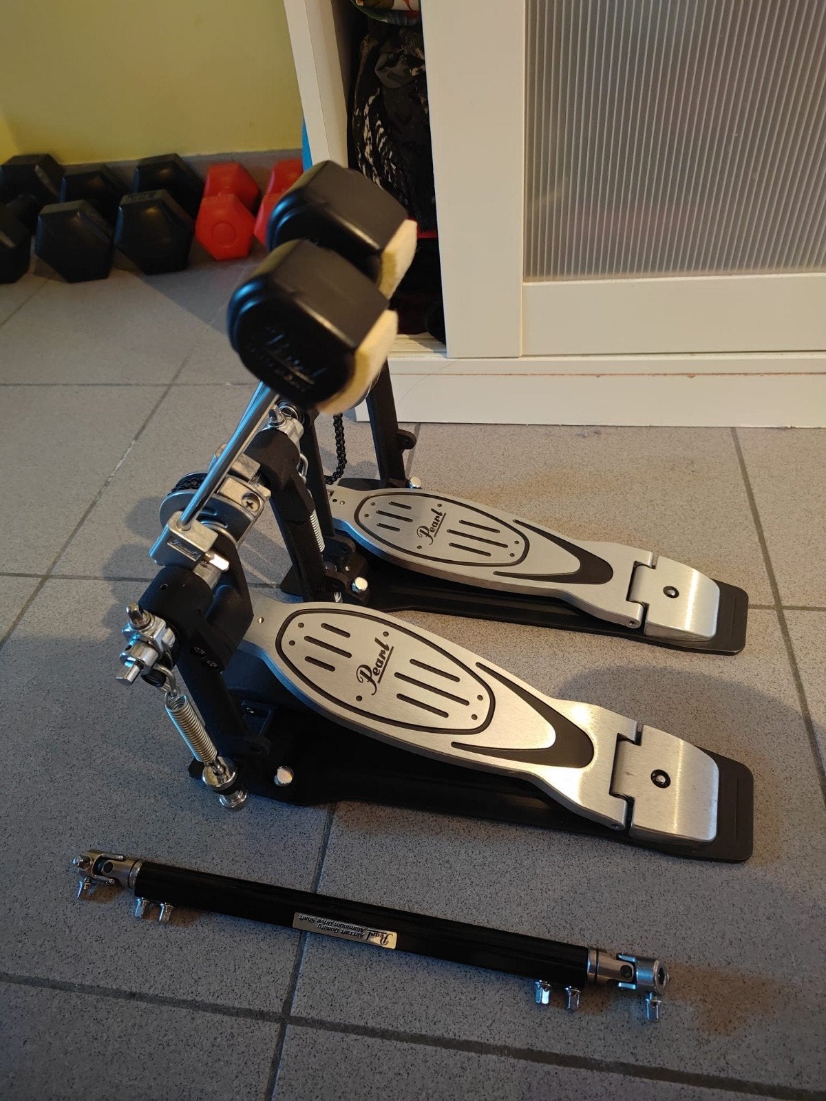 Dubbel bas pedal Pearl, Muziek en Instrumenten, Ophalen, Pearl