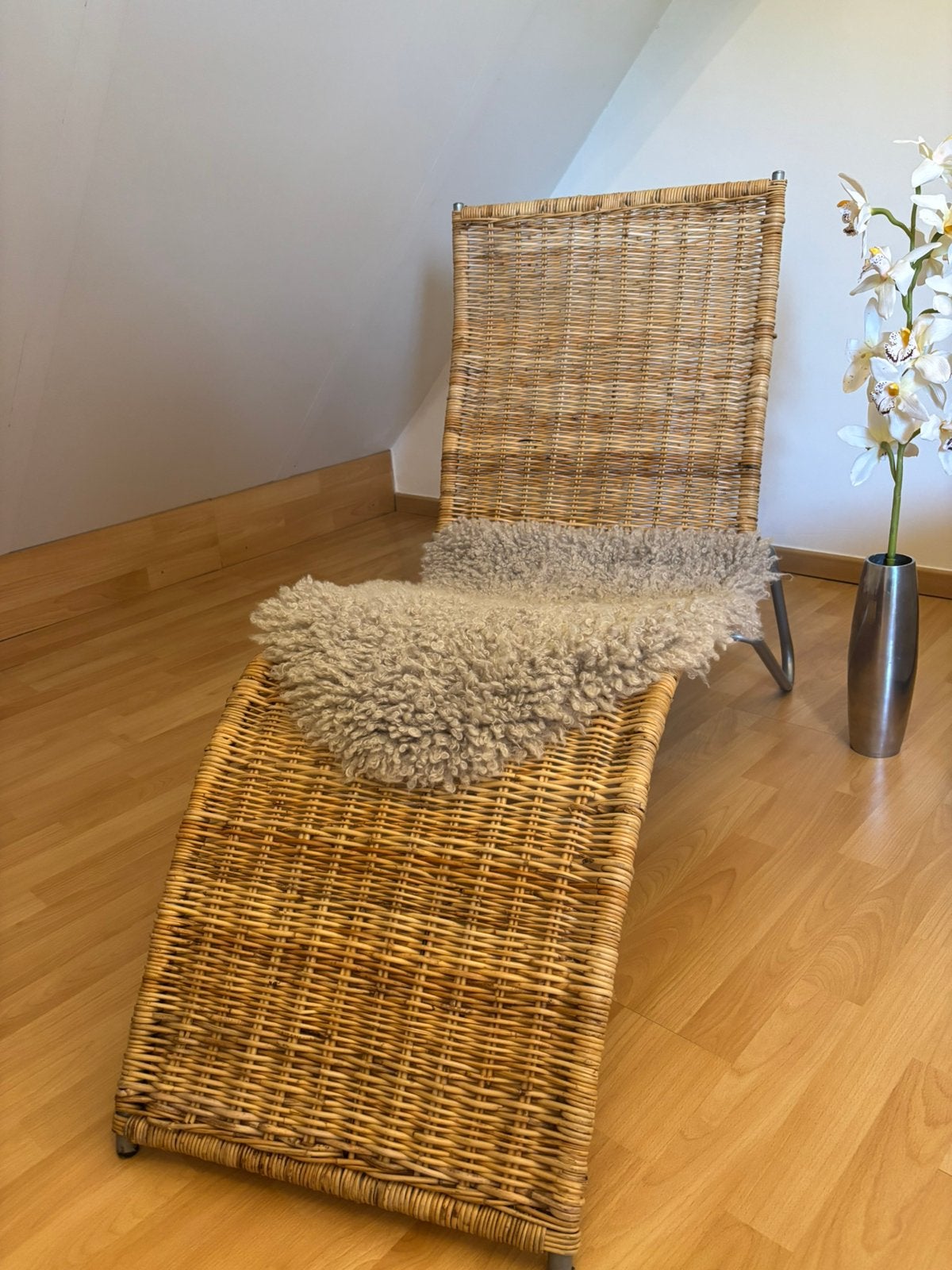 Chaise longue - parfait état, Osier ou Rotin, Comme neuf, Brun, Enlèvement