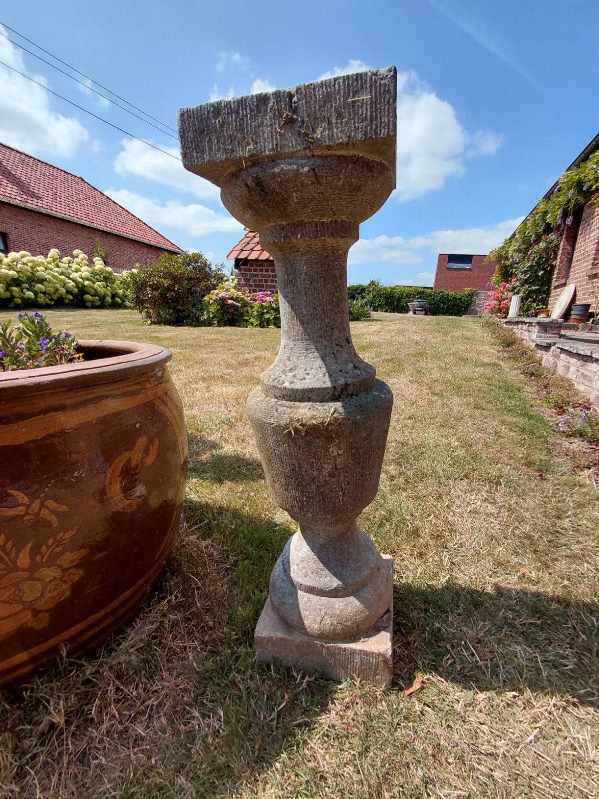 Tuinornament, Ophalen