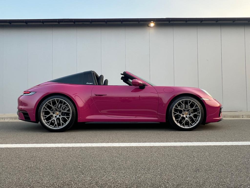 992 TARGA 4S - 450 pk - Ruby Star Neo -, Automaat, 4 zetels, Zwart, Overige kleuren