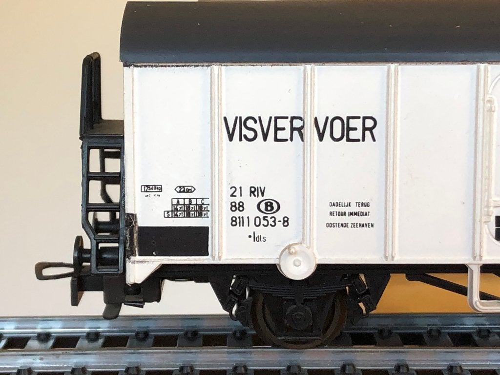 LILIPUT 22192 SNCB WAGON Idls TRANSPORT DE POISSONS HO, Hobby & Loisirs créatifs, Envoi, Utilisé, Wagon, Liliput