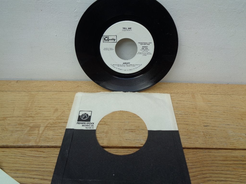 Airlift PROMO single "Tell Me" [USA-76], Gebruikt, Promo, Verzenden, 7 inch