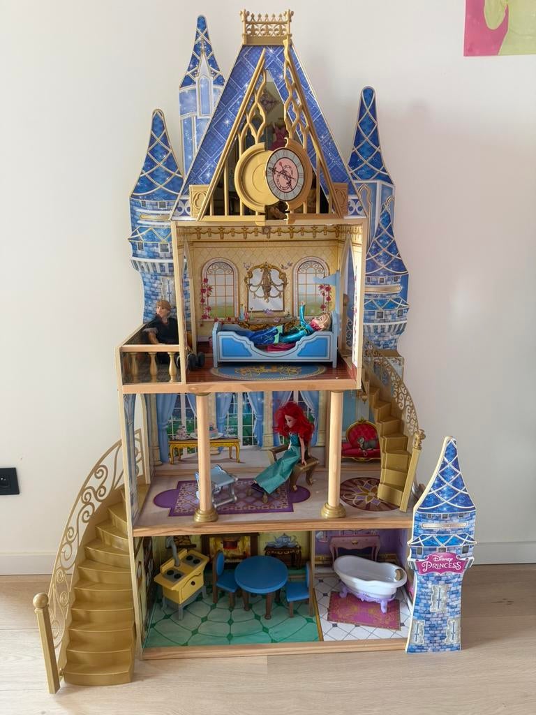 poppenhuis Disney Assepoester merk Kidkraft, Kinderen en Baby's, Ophalen, Zo goed als nieuw, Poppenhuis