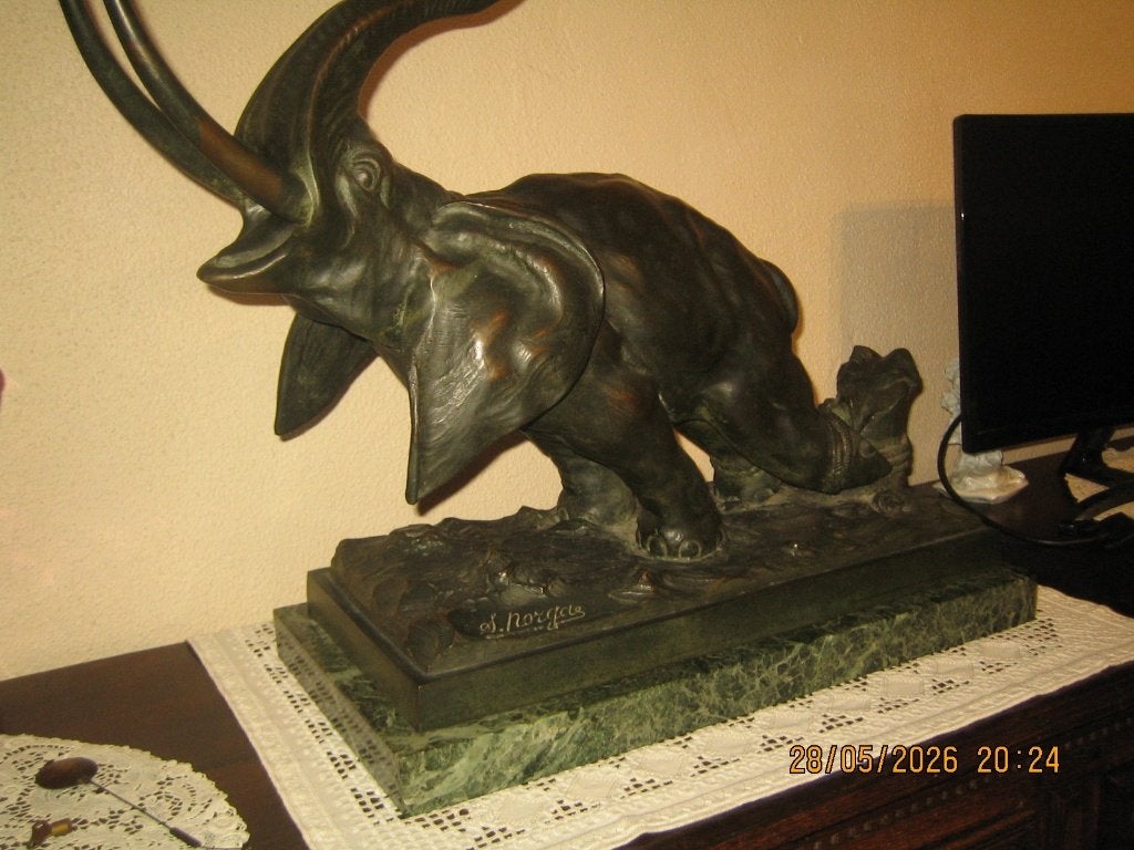 elephant bronze 0495931047, Enlèvement, Bronze