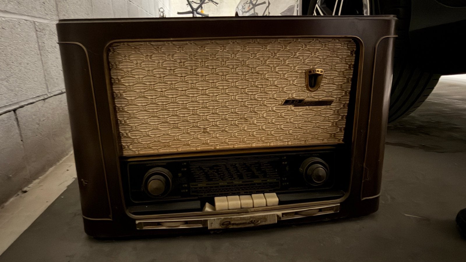 Antieke Grundig radio, Antiek en Kunst, Antiek | Tv's en Audio, Ophalen