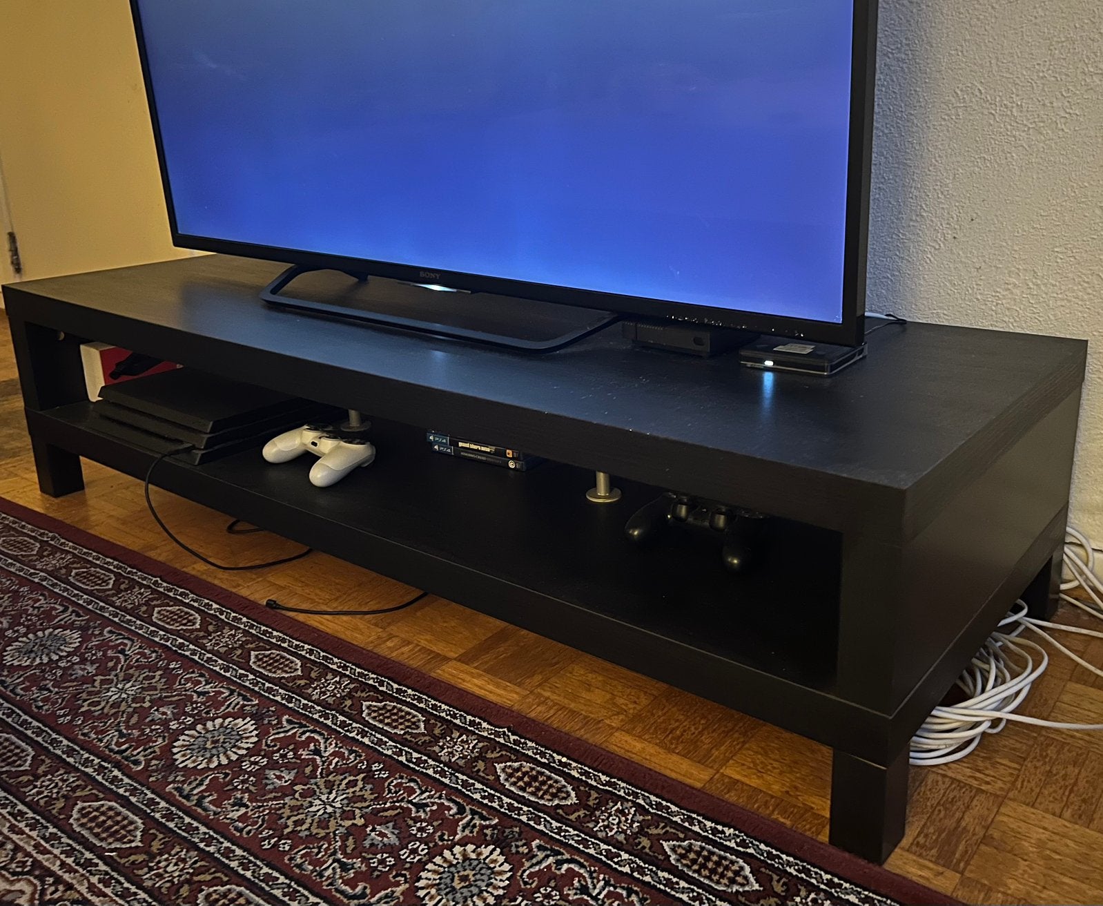 Meuble IKEA Support de télévision, Maison & Meubles, Enlèvement, Comme neuf