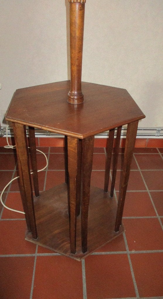 antieke staande lamp, Ophalen