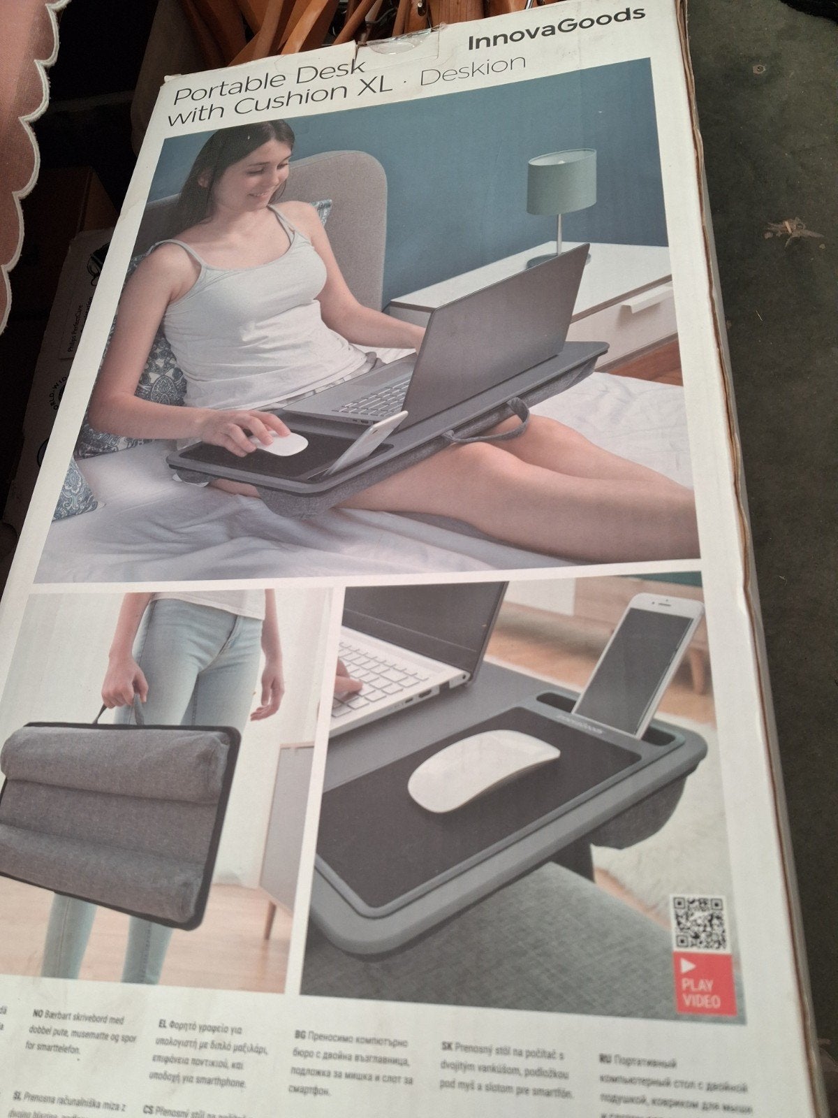 portable desk with cushion xl, Ophalen, Nieuw