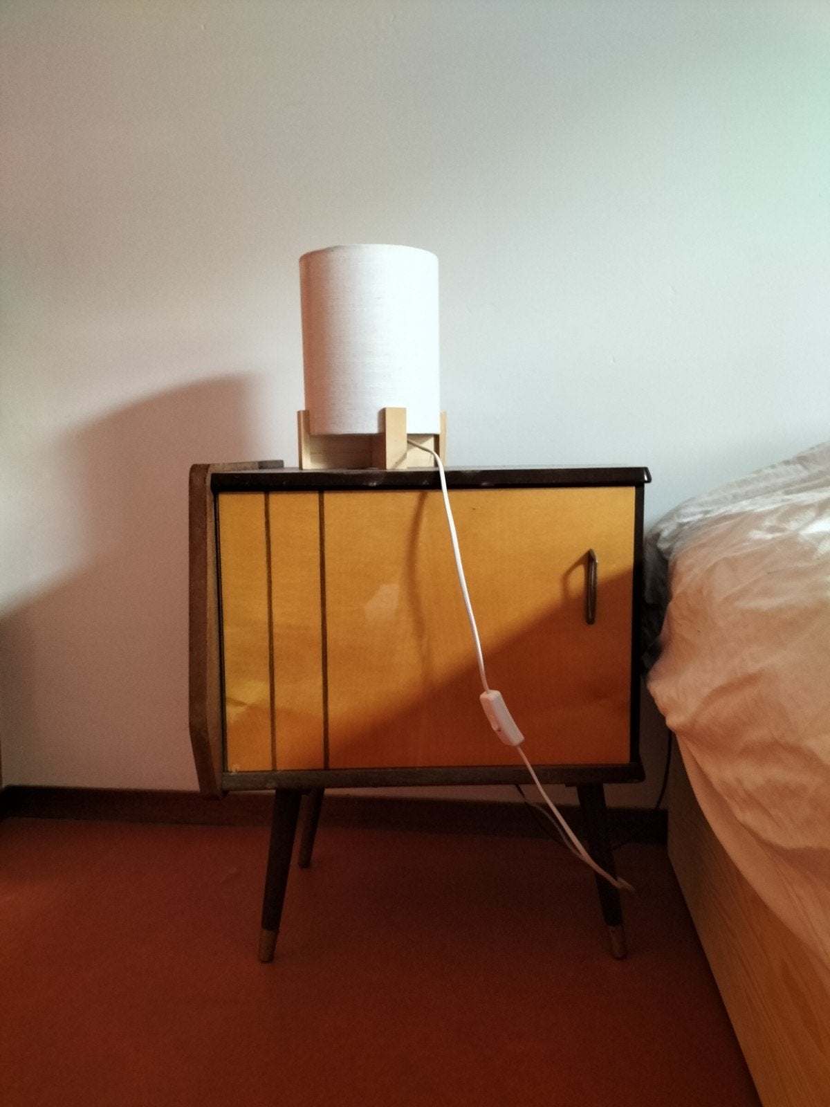 Twee vintage nachtkastjes, Huis en Inrichting, Ophalen