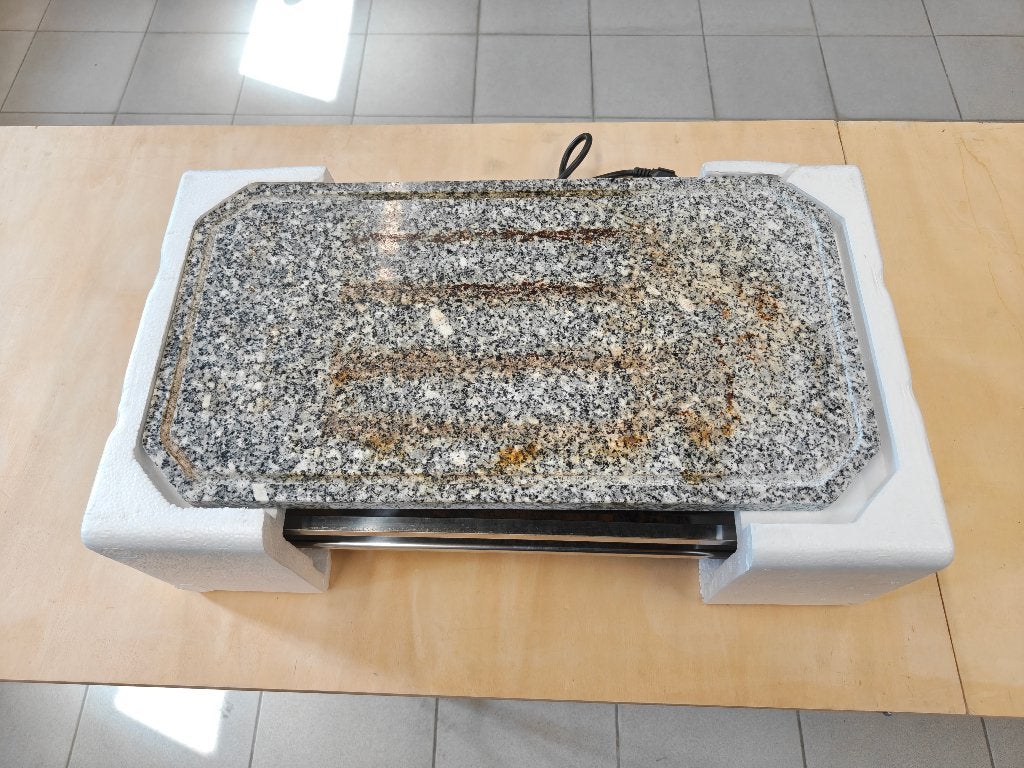 Fritel SG 2180 steengrill hotstone grill / raclette, Ophalen, Vaatwasmachinebestendig, Steengrill