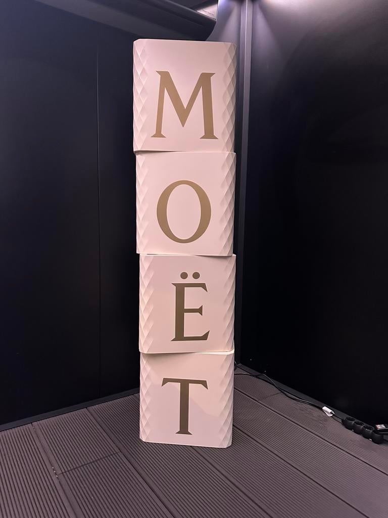 Bocal Moët & Chandon Deco Letters, Enlèvement, Comme neuf